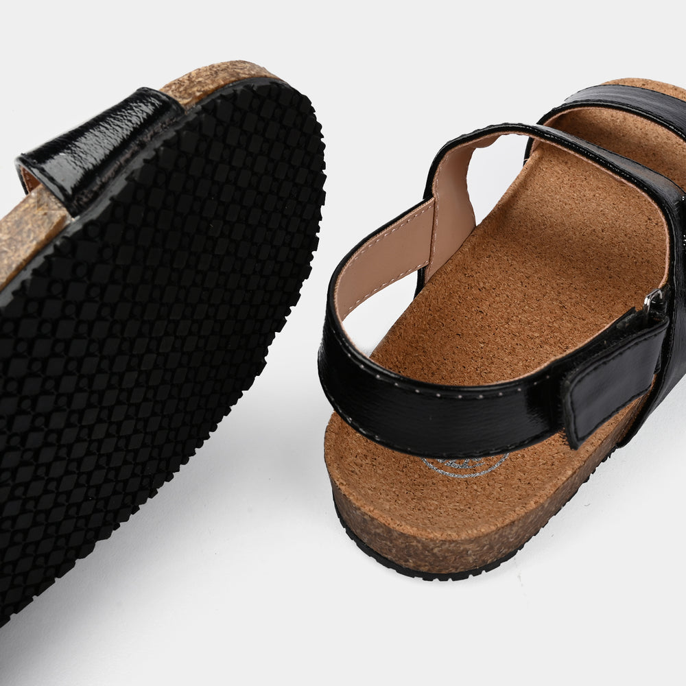 Girls Sandal T-004-BLACK