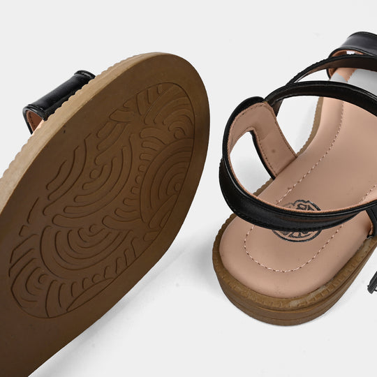 Girls Sandal MT-04-BLACK