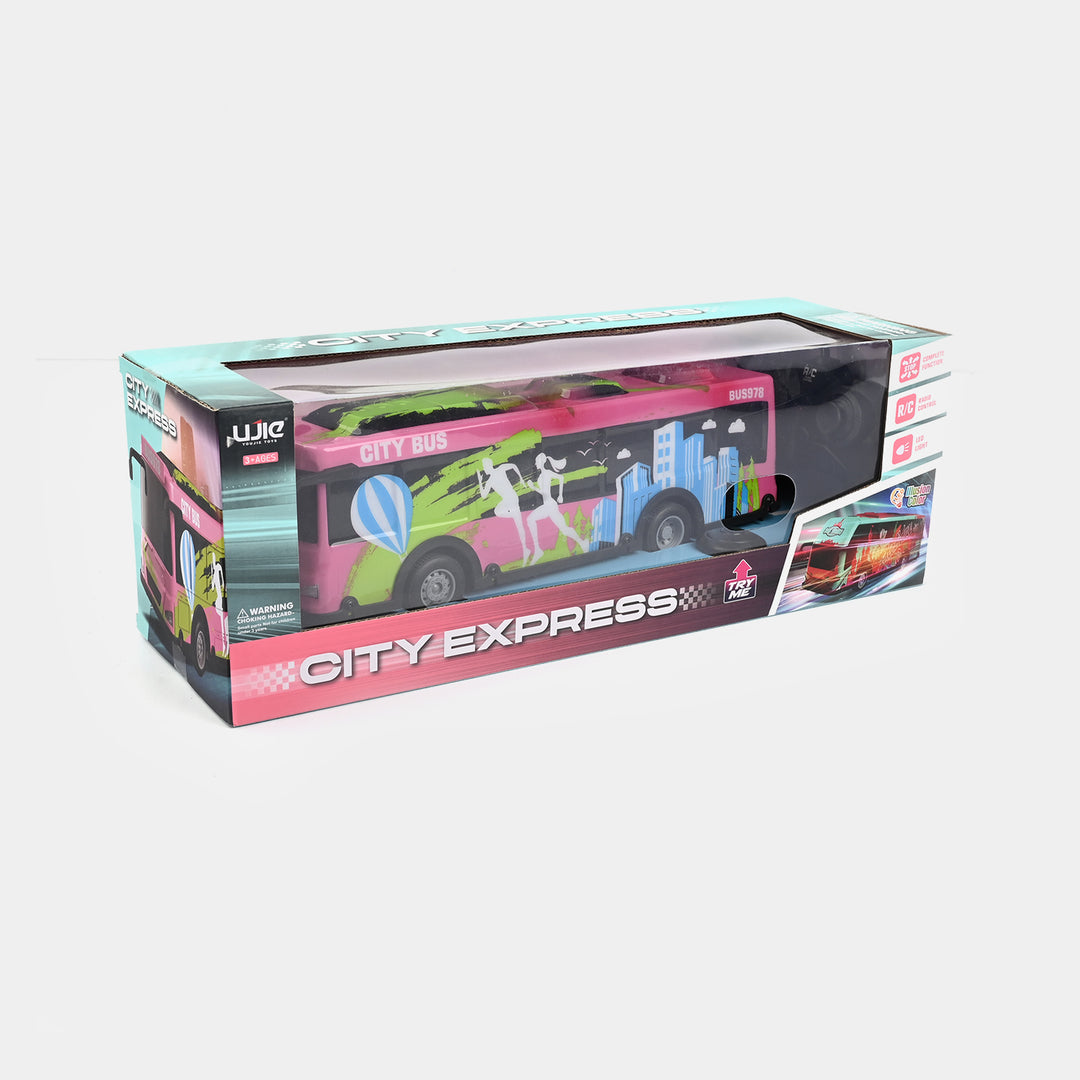 Remote Control City Bus Toy | Realistic & Interactive Fun for Kids