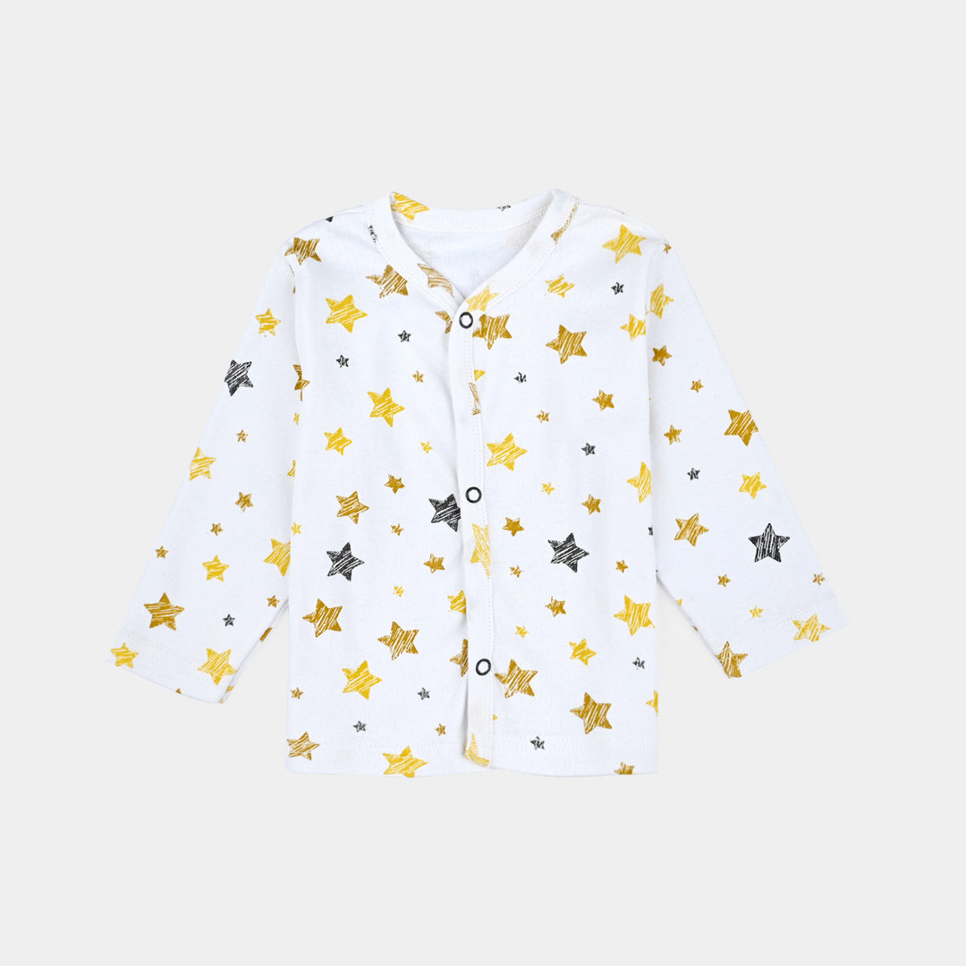 Infant Unisex Night Suit Front Open Star