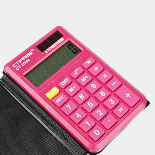 CTIFREE CT-200N Pocket Calculator with Protective Cover