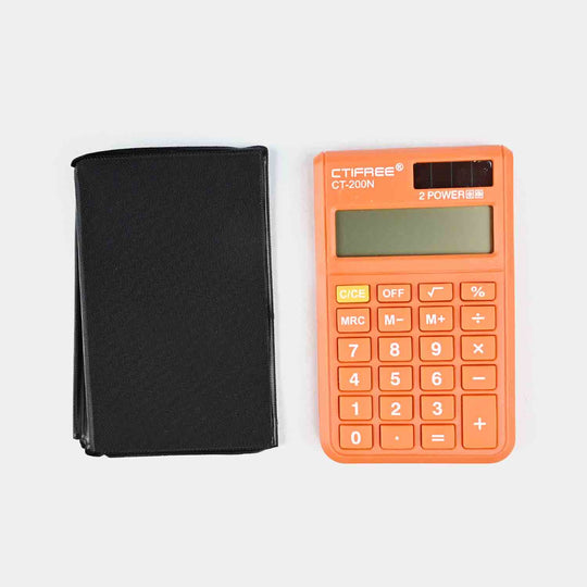 CTIFREE CT-200N Pocket Calculator with Protective Cover