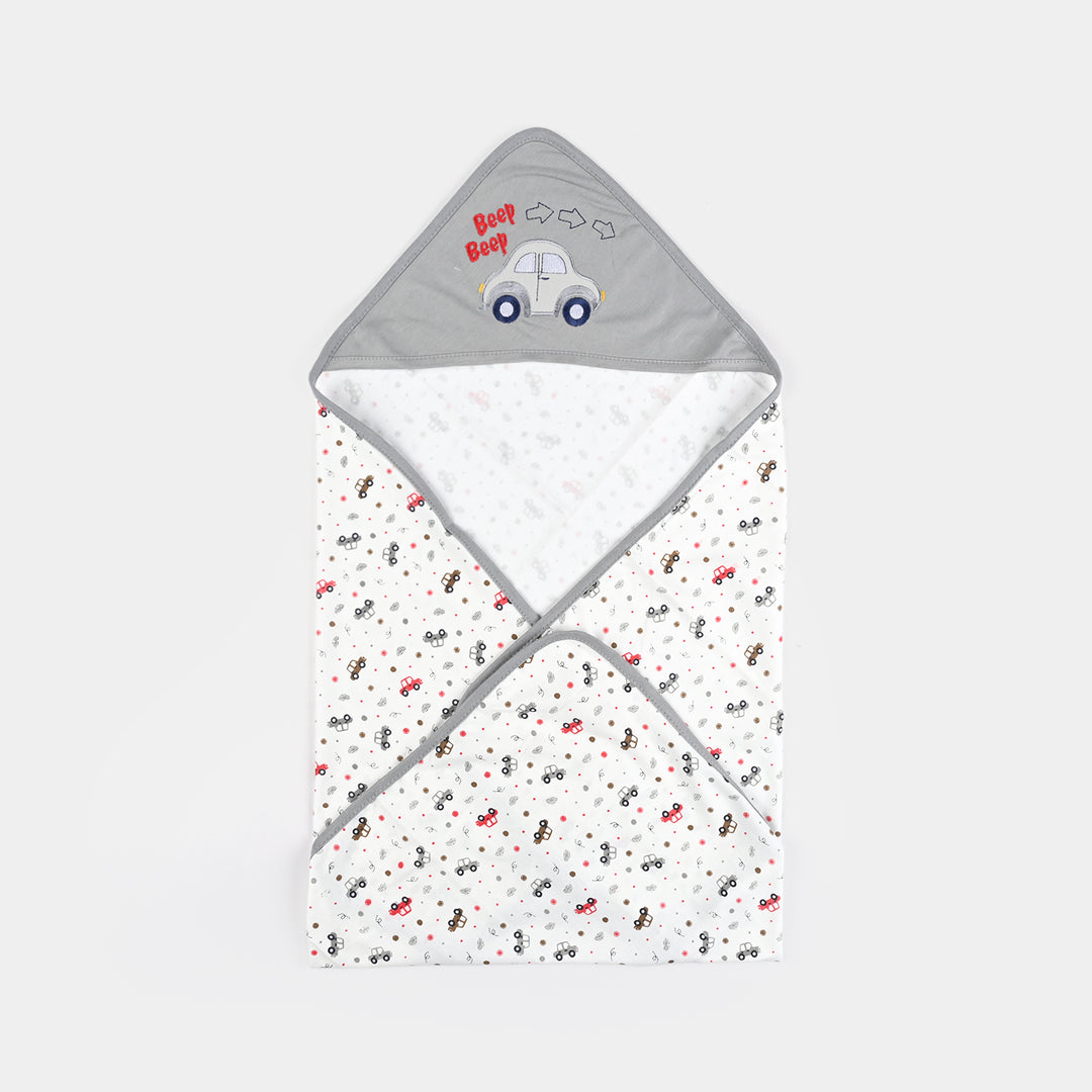Baby Printed Wrapping Sheet Small Car