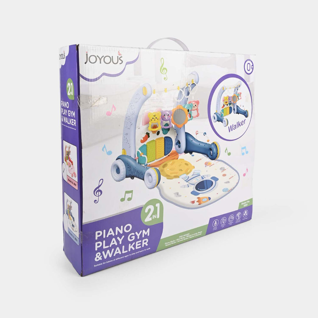 2 in 1 Piano Play Gym & Walker | 9881 Red