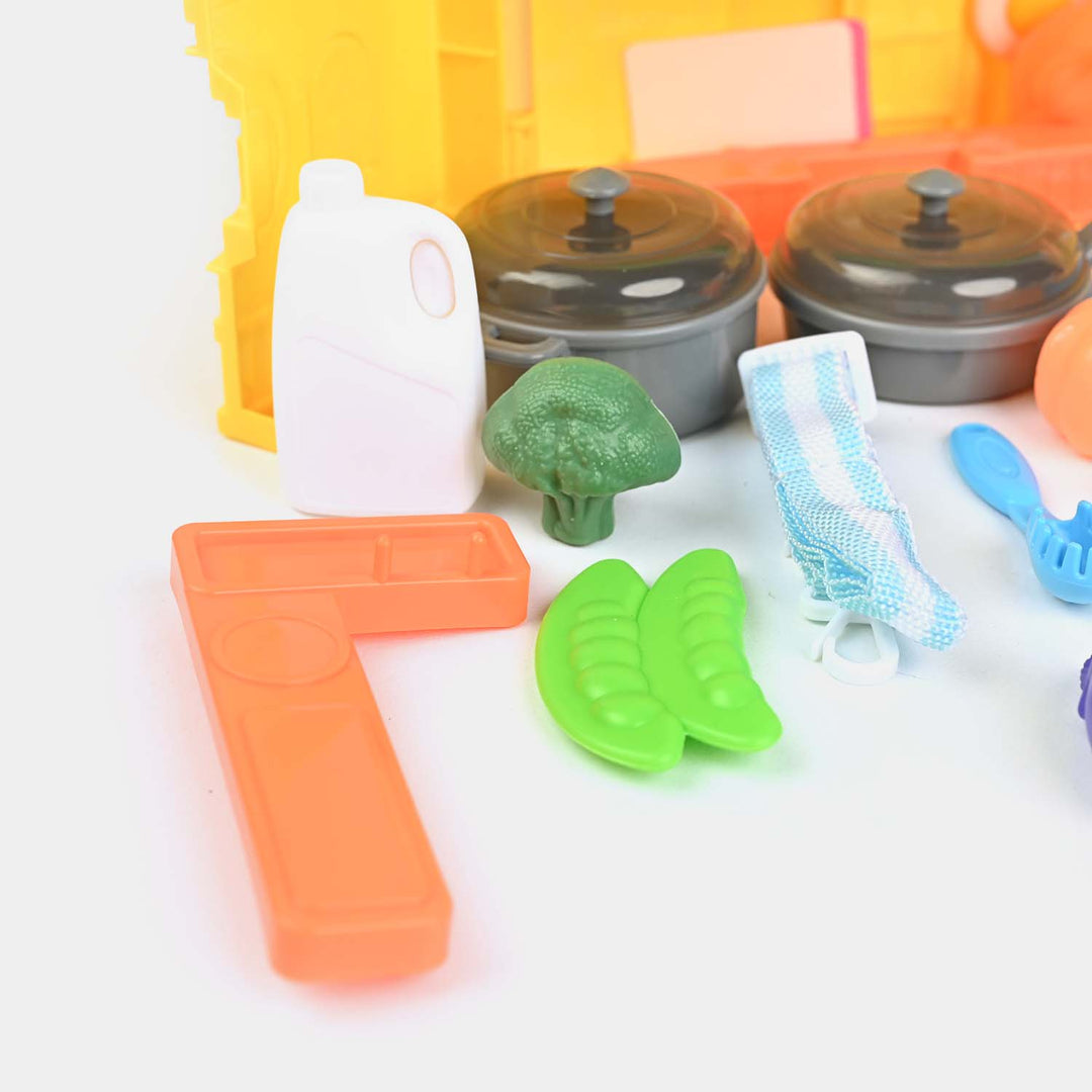 Kitchen Play Set For Girls