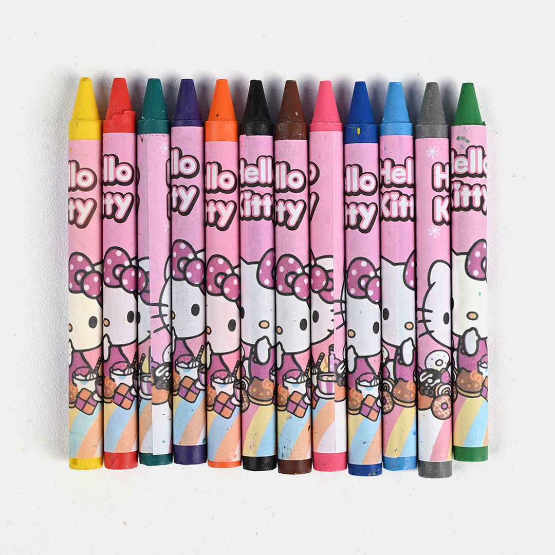 12-Color Crayon Set
