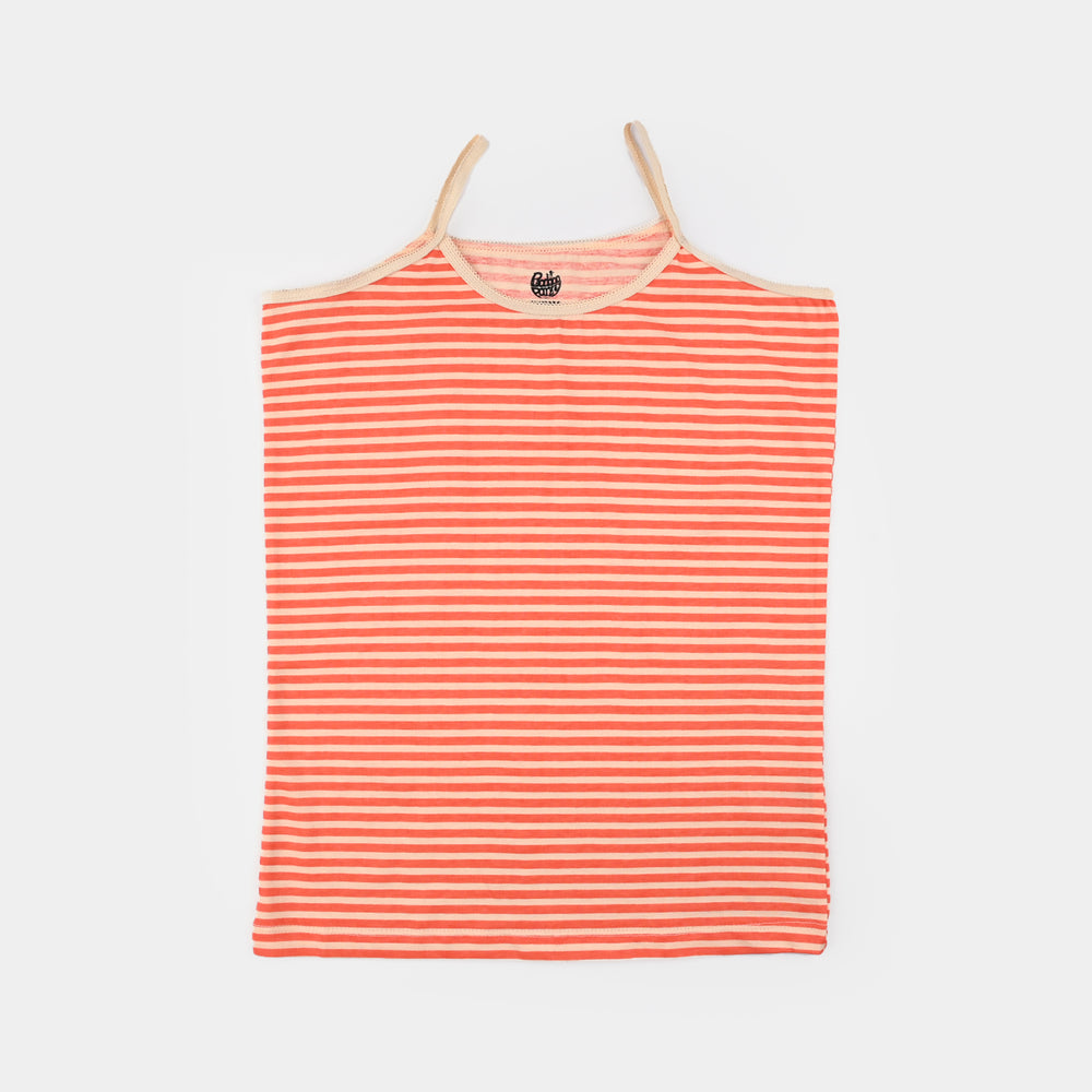 Girls Cotton Jersey Cami (Pack of 2) - Purple/Orange