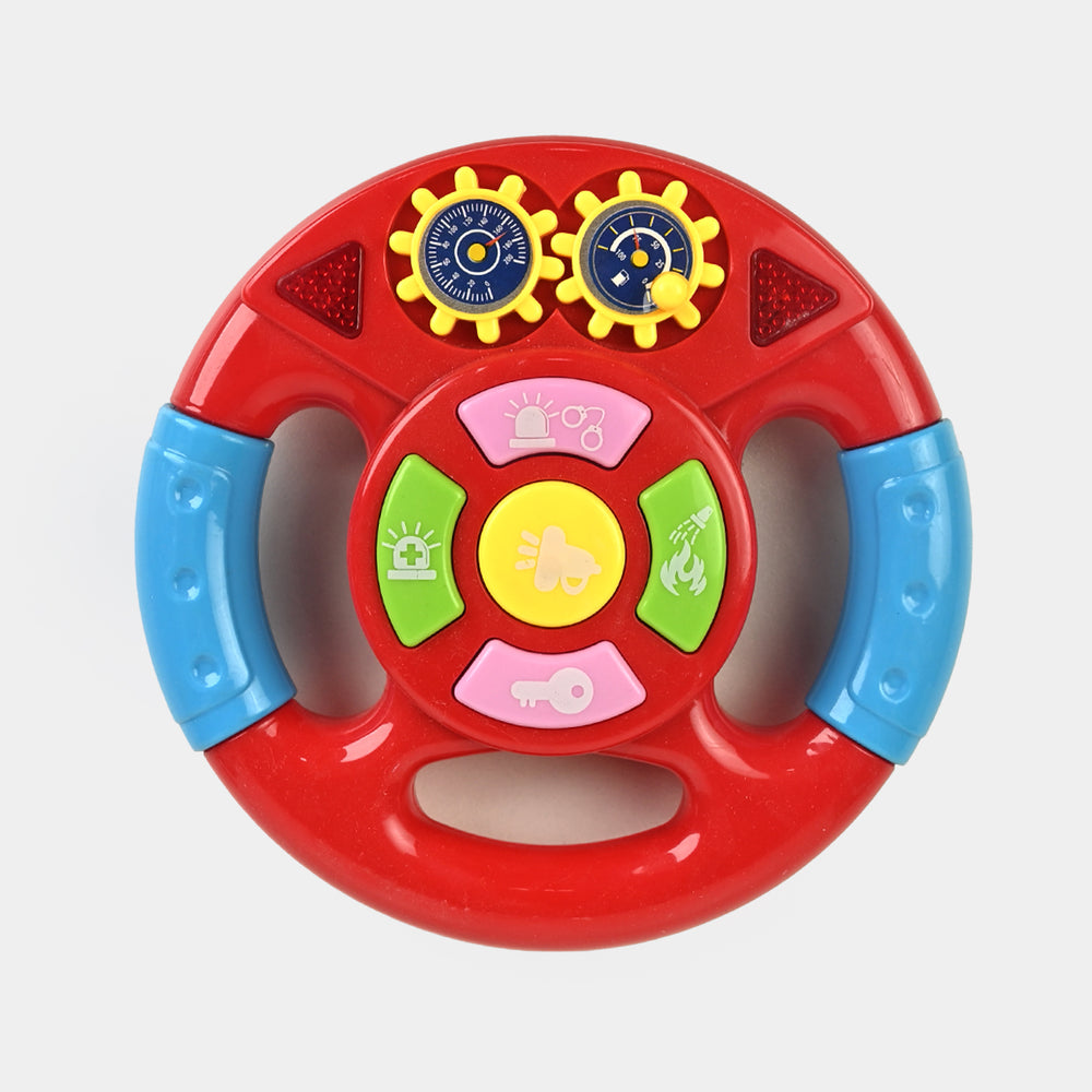 Musical Steering Wheel with Lights & Sound