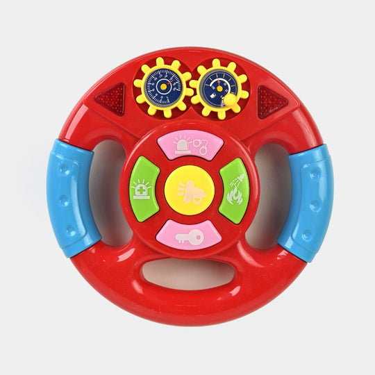Musical Steering Wheel with Lights & Sound