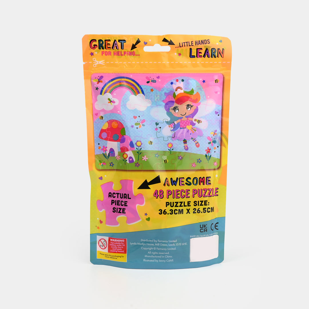 Awesome Rainbow Fairies Puzzle 48 Pcs Pack