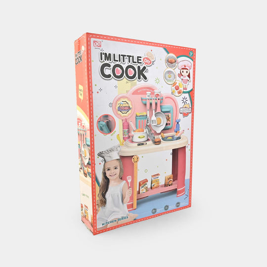 Little Cook Kitchen Play Set For Girls