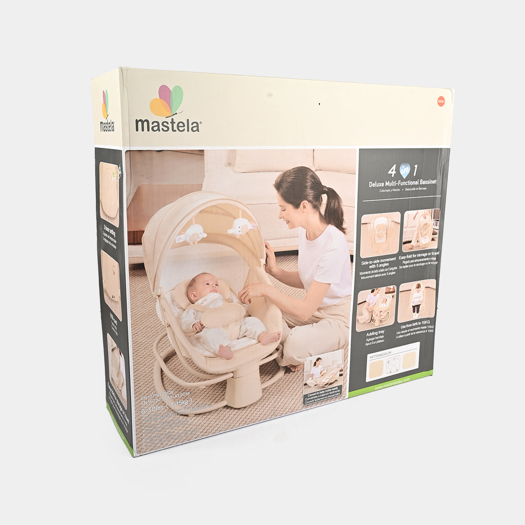 4-in-1 Deluxe Multi-Functional Bassinet Swing Mastela | 8081