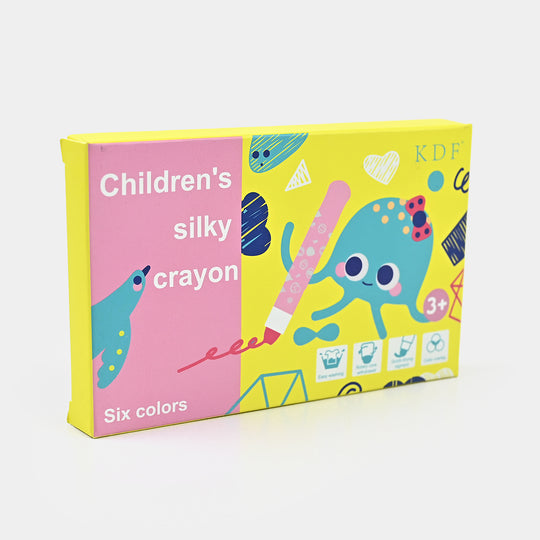Oil Pastel Smooth 12Colors  For Kids