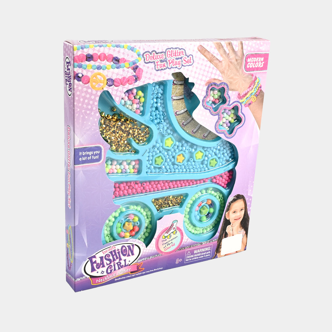 Fashion Girl – Deluxe Glitter Fun Beads Play Set