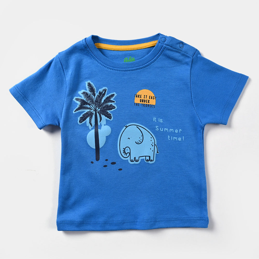 Infant Boys Cotton Interlock 2 Piece Set (Summer time)