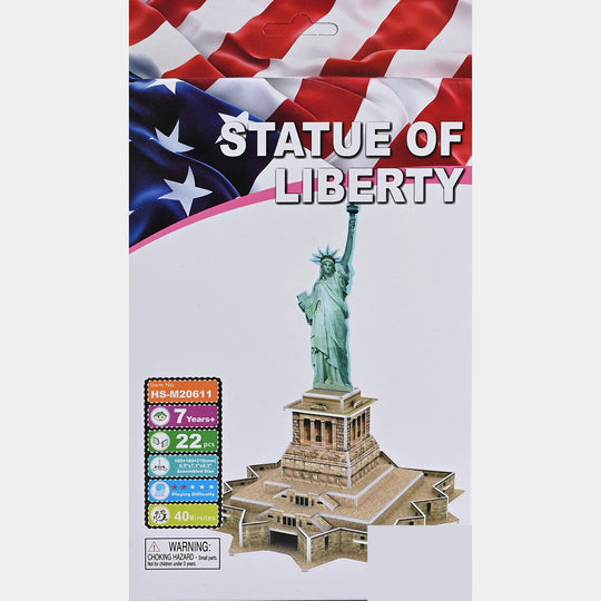 DIY 3D Puzzle Statue of Liberty 22 Pcs Set