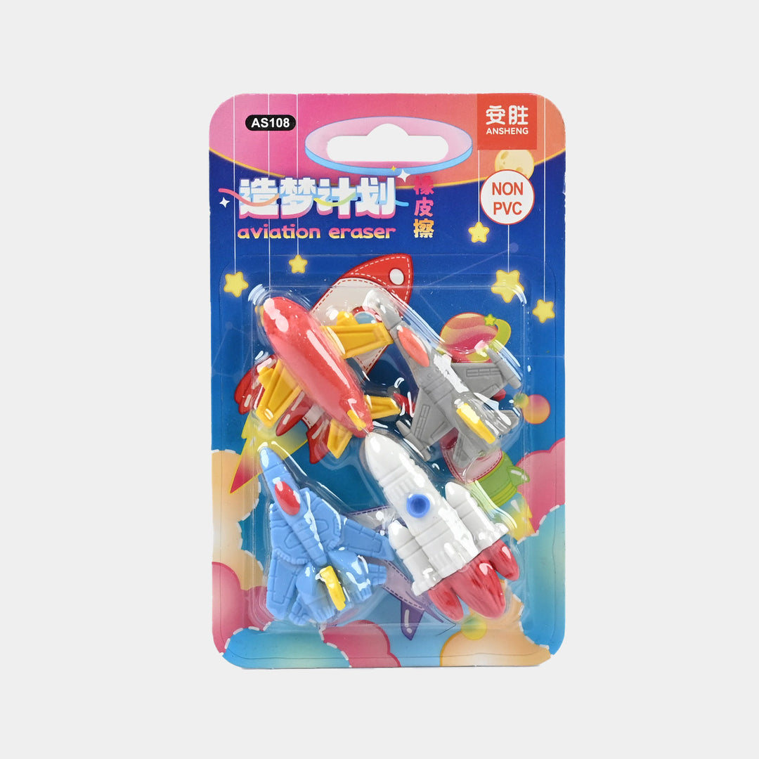 Multi Design Erasers For Kids