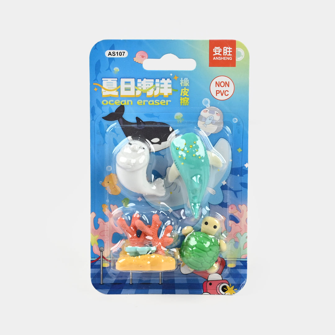 Multi Design Erasers For Kids