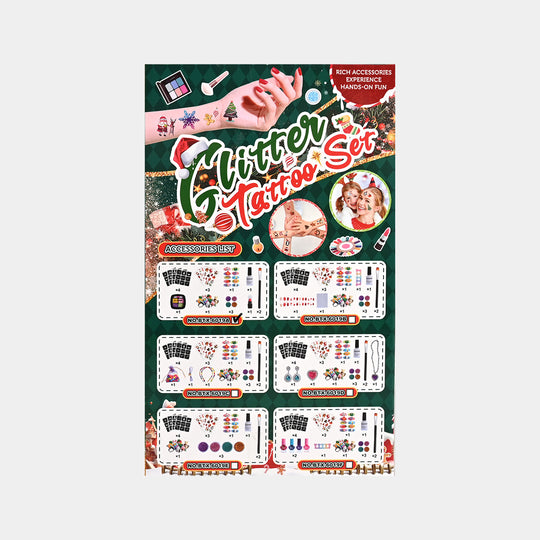 Tattoo Sticker With Cosmetic For Girls