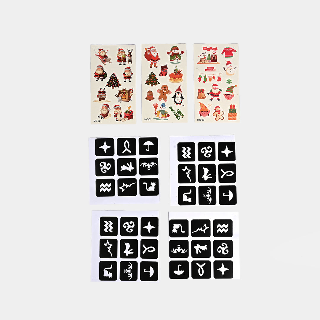 Tattoo Sticker With Cosmetic For Girls