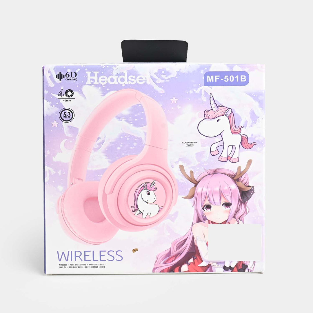 Character Theme Wireless Headphone Set for Kids