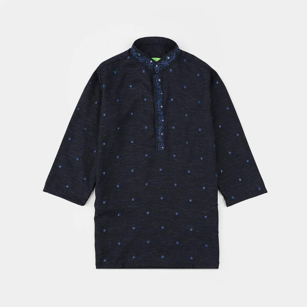 Infant Boys Poly Viscose Suit (Royal) - Blue
