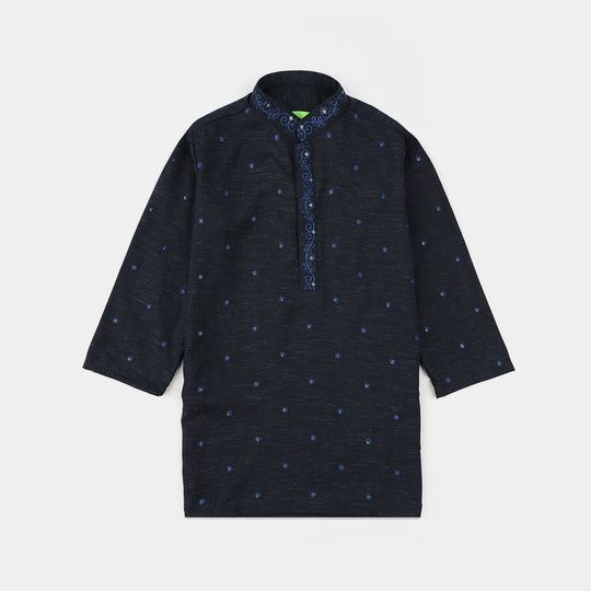 Infant Boys Poly Viscose Suit (Royal) - Blue