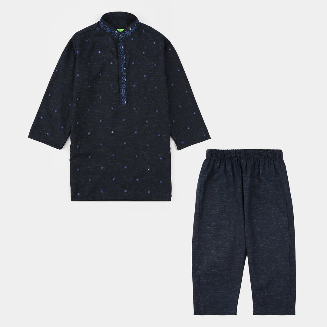 Infant Boys Poly Viscose Suit (Royal) - Blue