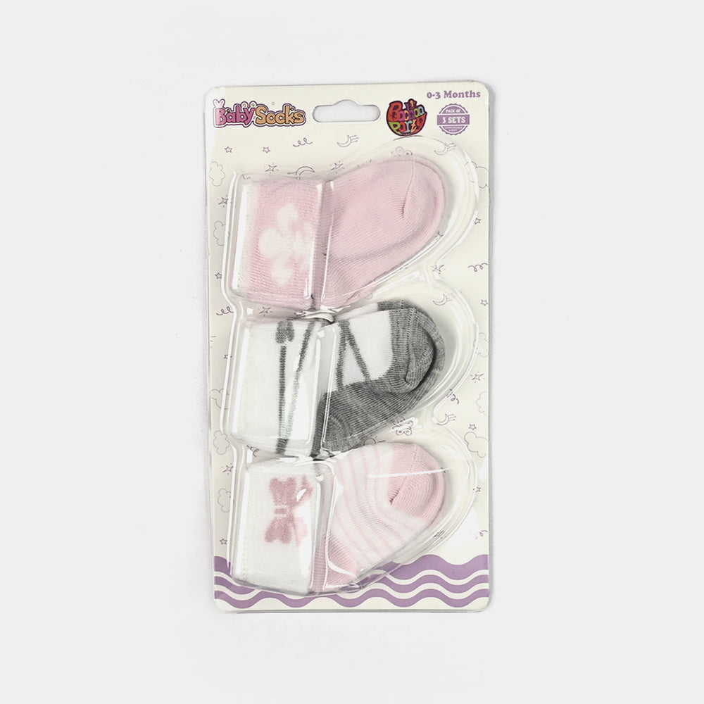 Infant Baby Socks Pack Of 3