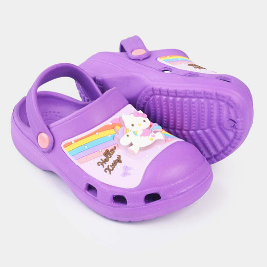 Girls Clogs 201-Purple