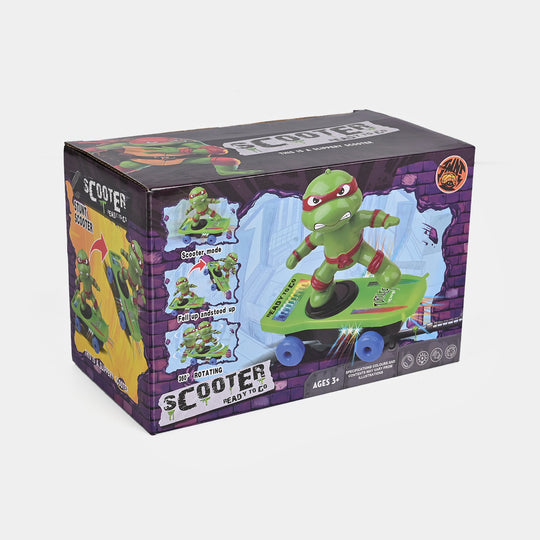 Electric Stunt Turtle Skateboard Toy