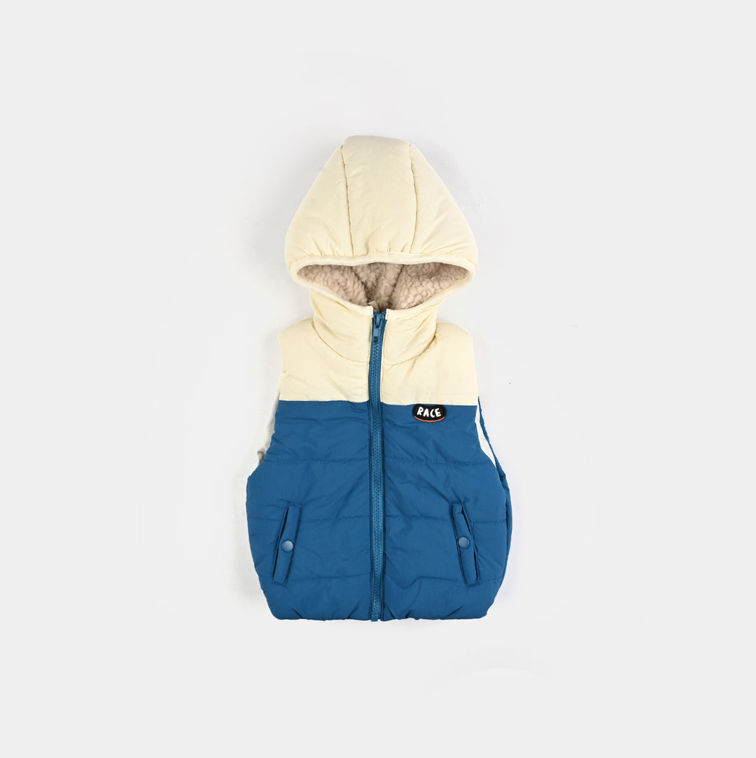Infant Boys Sleeveless Hooded Jacket – Mix