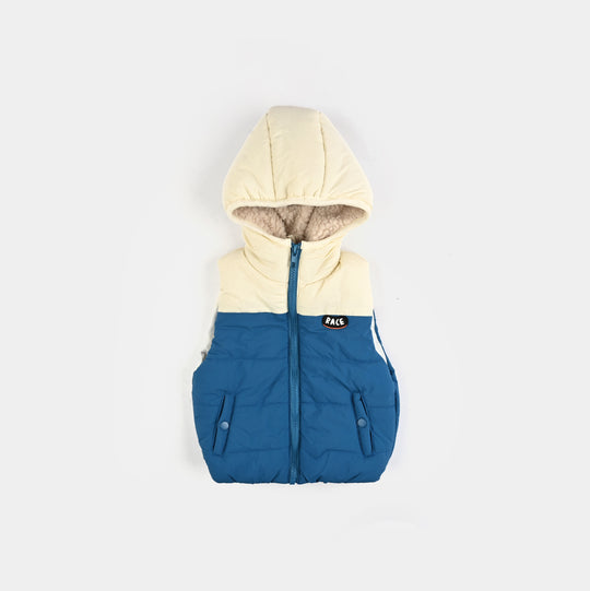 Infant Boys Sleeveless Hooded Jacket – Mix