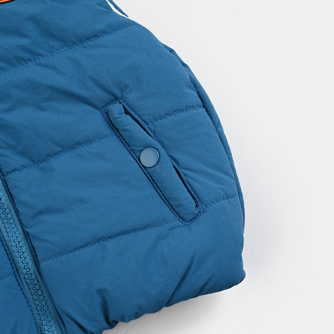 Infant Boys Sleeveless Hooded Jacket – Mix