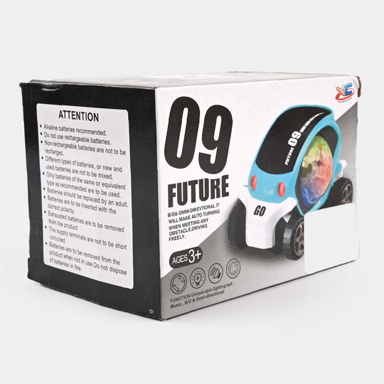 TRANSPARENT CAR WITH LIGHT & MUSIC FOR KIDS