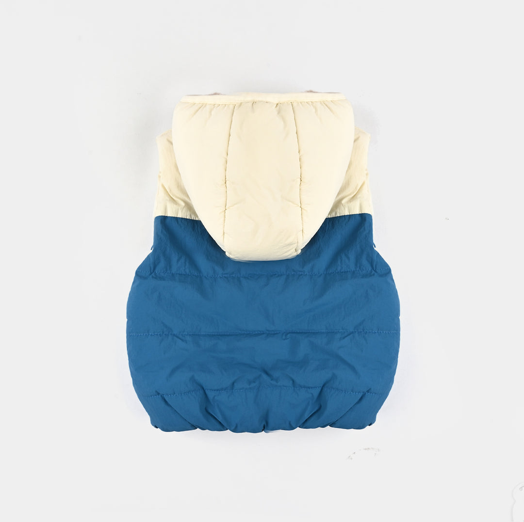 Infant Boys Sleeveless Hooded Jacket – Mix