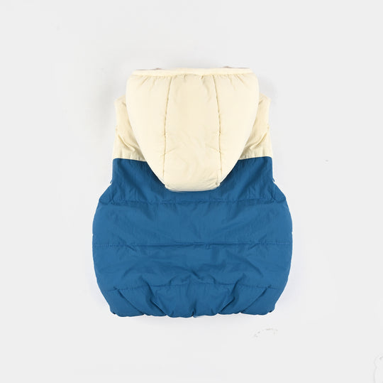 Infant Boys Sleeveless Hooded Jacket – Mix