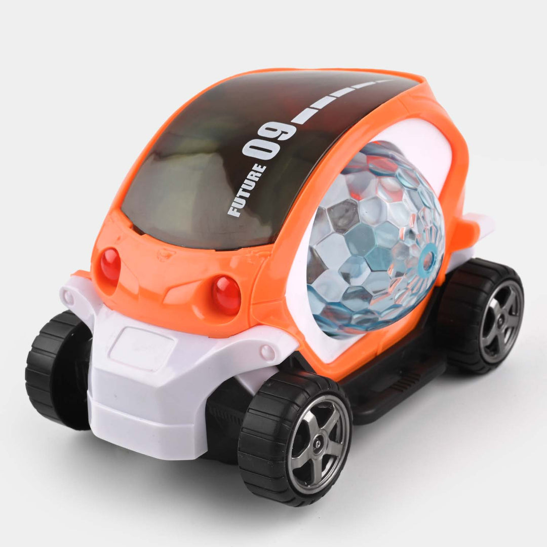 TRANSPARENT CAR WITH LIGHT & MUSIC FOR KIDS