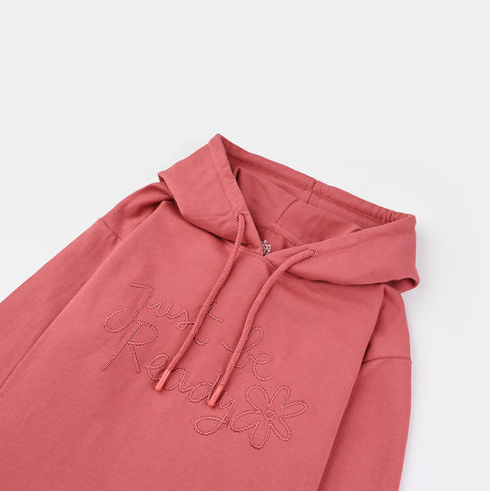 Girls Jersey/Terry Pullover Just be Ready