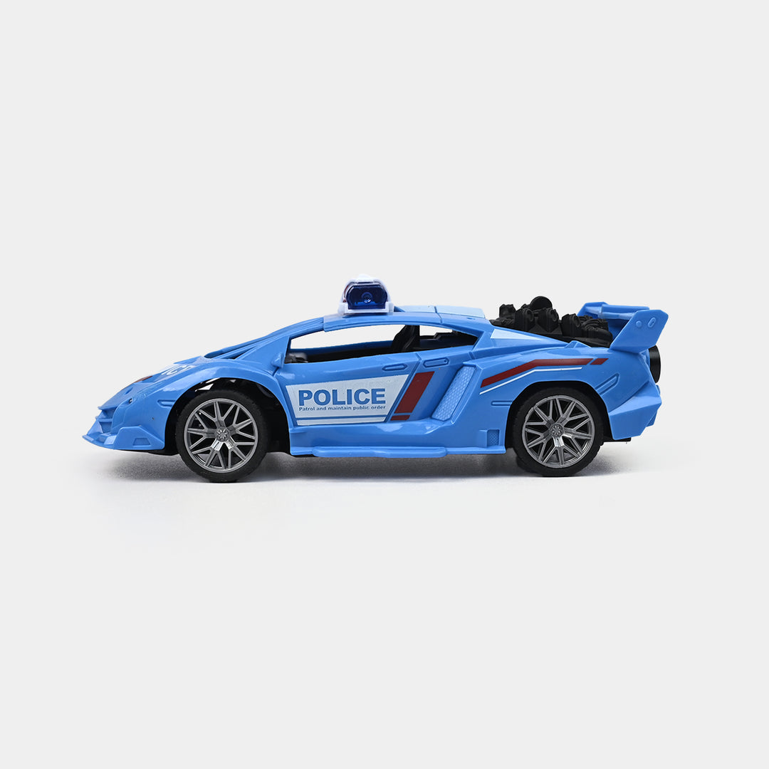 Racing King RC Police Car