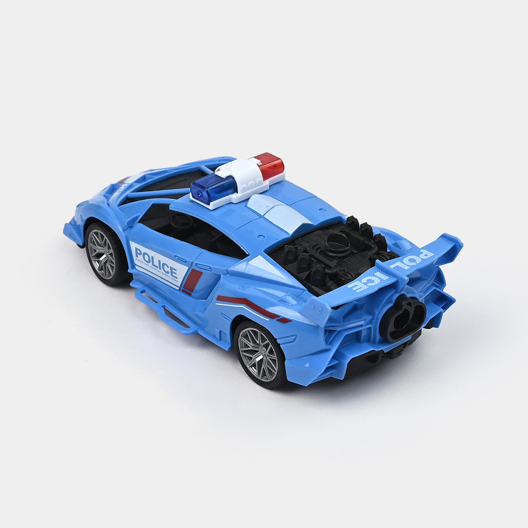 Racing King RC Police Car