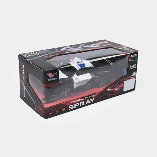 Universal Wheel Spray Police Car – 1:20 Scale