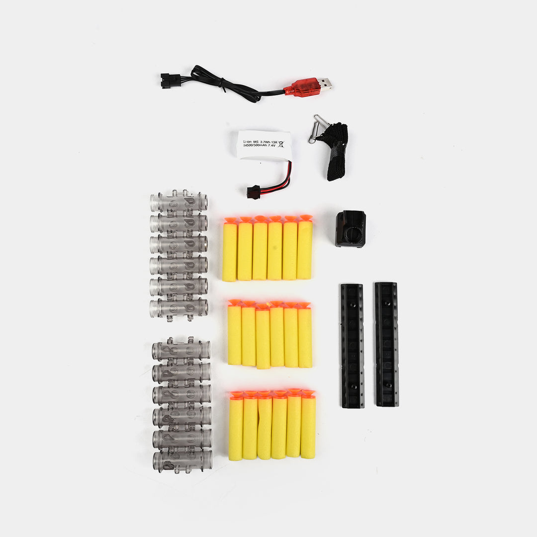 Action Packed Soft Dart Target Toy with Battery