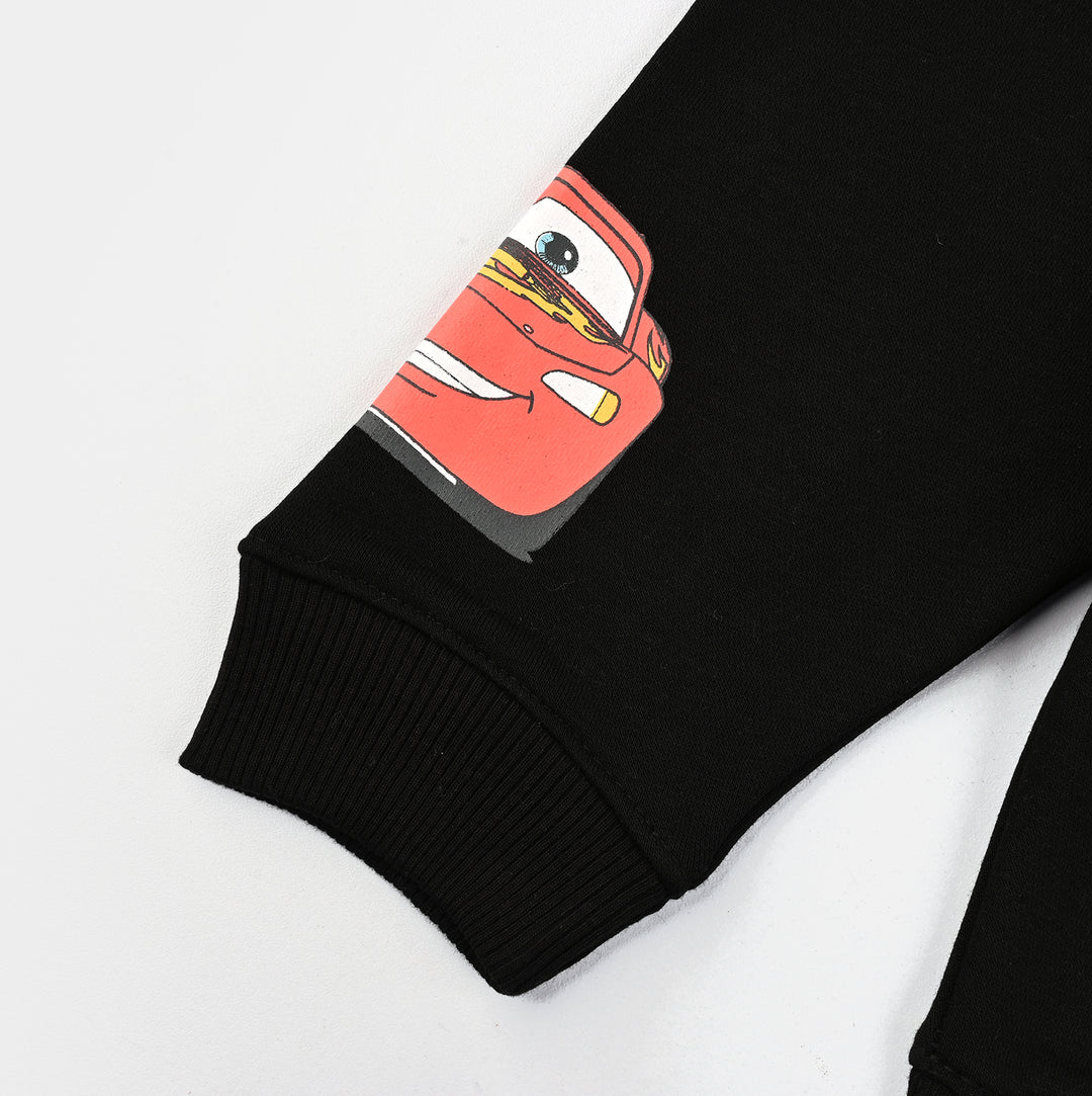 Infant Boys Fleece Pajama-BLACK