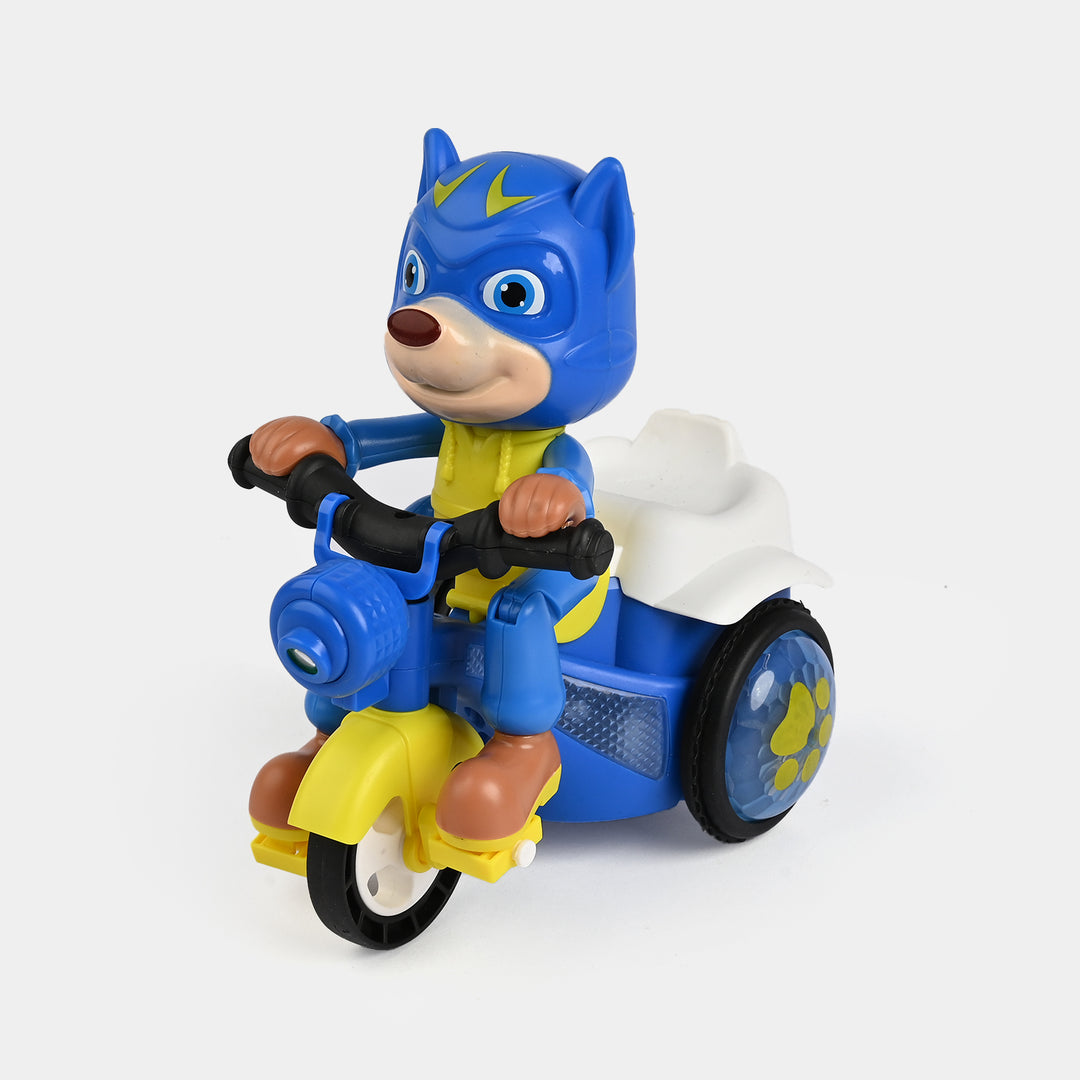 Spin Electric Tricycle Toy with Lights & Music