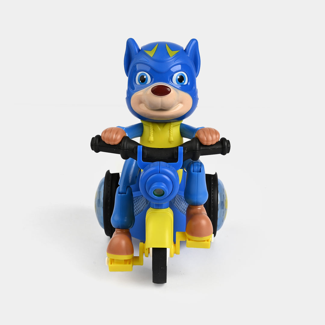 Spin Electric Tricycle Toy with Lights & Music