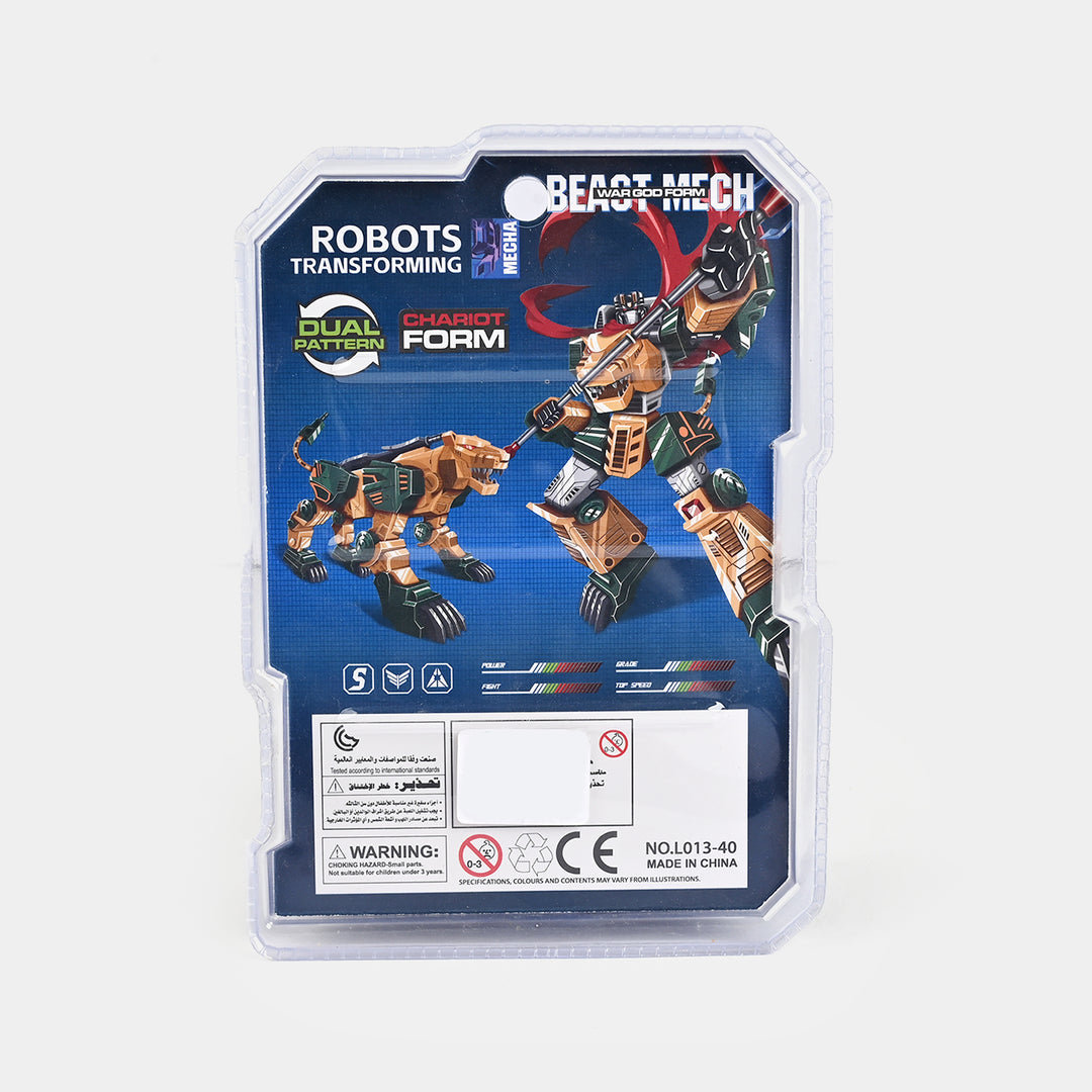 Transformer Robot Battle Tiger Toy for Kids
