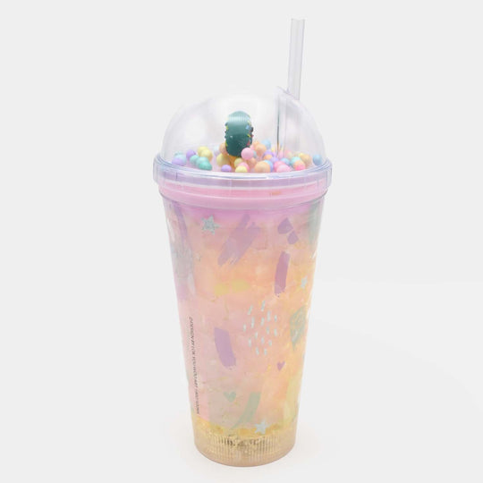 Acrylic Straw Mug With Light