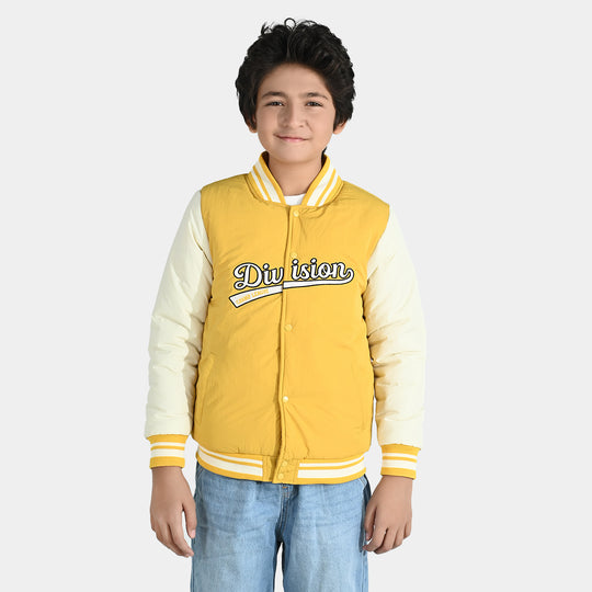 Boys Quilted Jacket - Yellow