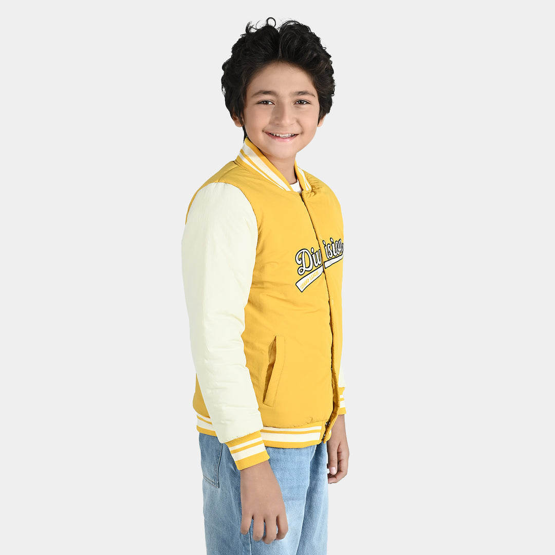 Boys Quilted Jacket - Yellow